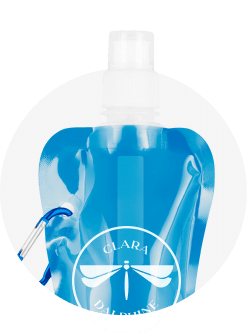 Mood® Colour Metal Bottles in Matt Cyan
